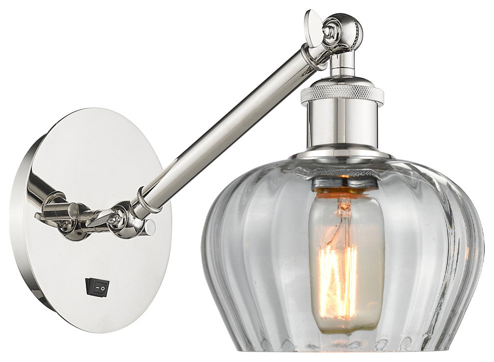 Innovations 317-1W-PN-G92 1-Light Sconce, Polished Nickel