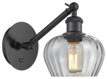 Innovations 317-1W-BK-G92 1-Light Sconce, Matte Black
