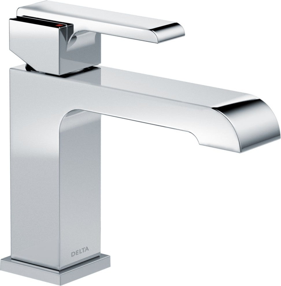 Delta Ara Single Handle Bathroom Faucet, Chrome, 567LF-LPU
