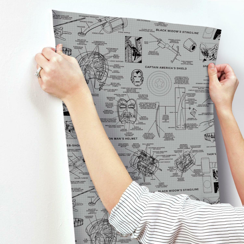 Marvels Heroes Schematics Wallpaper