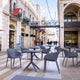 Sky Square Table 27 inch Dark Gray