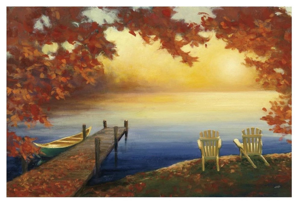 "Autumn Glow Crop v2" Digital Paper Print by Julia Purinton, 62"x42"