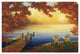 "Autumn Glow Crop v2" Digital Paper Print by Julia Purinton, 62"x42"