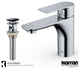 Karran KBF420 1-Hole 1-Handle Basin Faucet With Pop-up Drain, Chrome