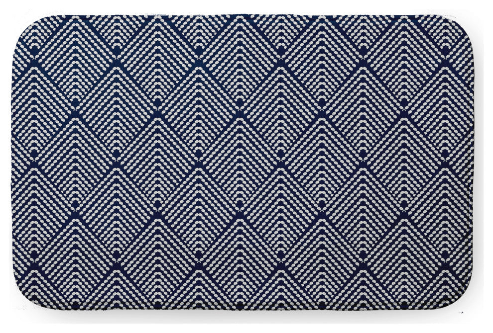 Blue Rectangular Lifeflor Pet Feeding Mat for Dogs or Cats