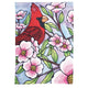 Flag Cardinal Dogwood Blooms 13x18