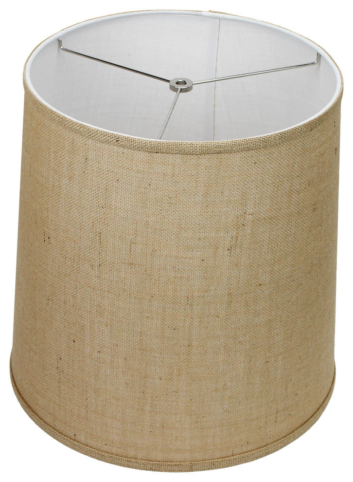 Fenchel Shades 13"x15"x15" Spider Attachment Empire Lamp Shade, Burlap Nat