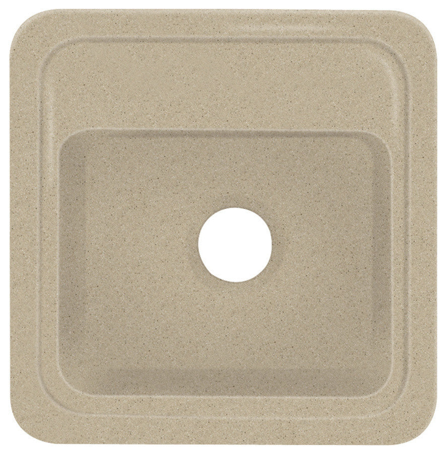 Transolid, Kitchen Sink, Matrix Sand, 18"x18"x9"