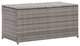 vidaXL Garden Storage Box Poly Rattan 39.4"x19.7"x19.7" Gray