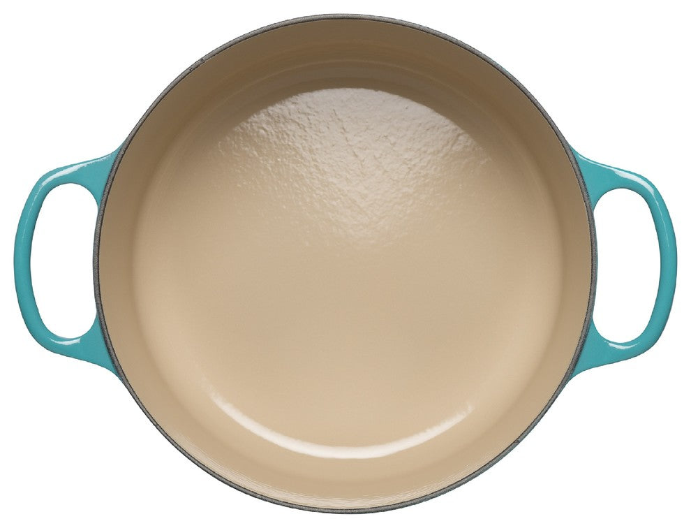 Le Creuset Signature Cast Iron Round Casserole, 20 cm, Teal