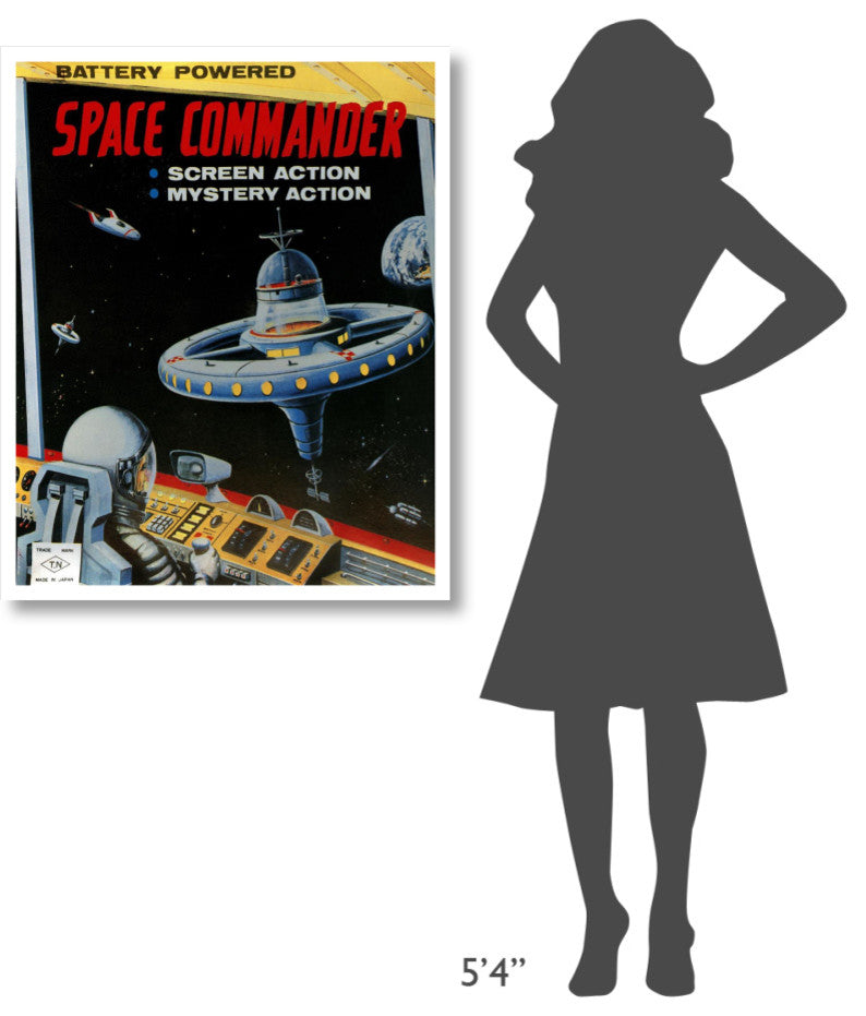 "Space Commander" Digital Paper Print by Retrorocket, 31"x38"