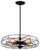 CWI LIGHTING 9606P18-5-101 5 Light Pendant with Black finish