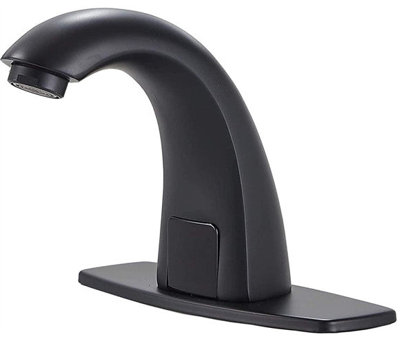 BathSelect Automatic Touchless Sensor Faucet, Matte Black