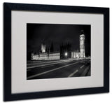 'Letters From London 2' Matted Framed Canvas Art by Giuseppe Torre