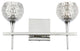 Woodbridge Lighting Bristol 2-Light Bath LED, Mercury Crystal Ball