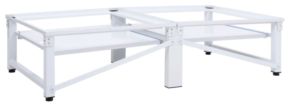 vidaXL Washing Machine Pedestal Washer and Dryer Stand Washing Machine Riser