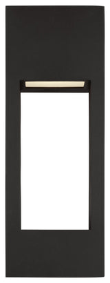 Testa LED Outdoor Wall Lantern, Black