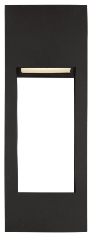Testa LED Outdoor Wall Lantern, Black