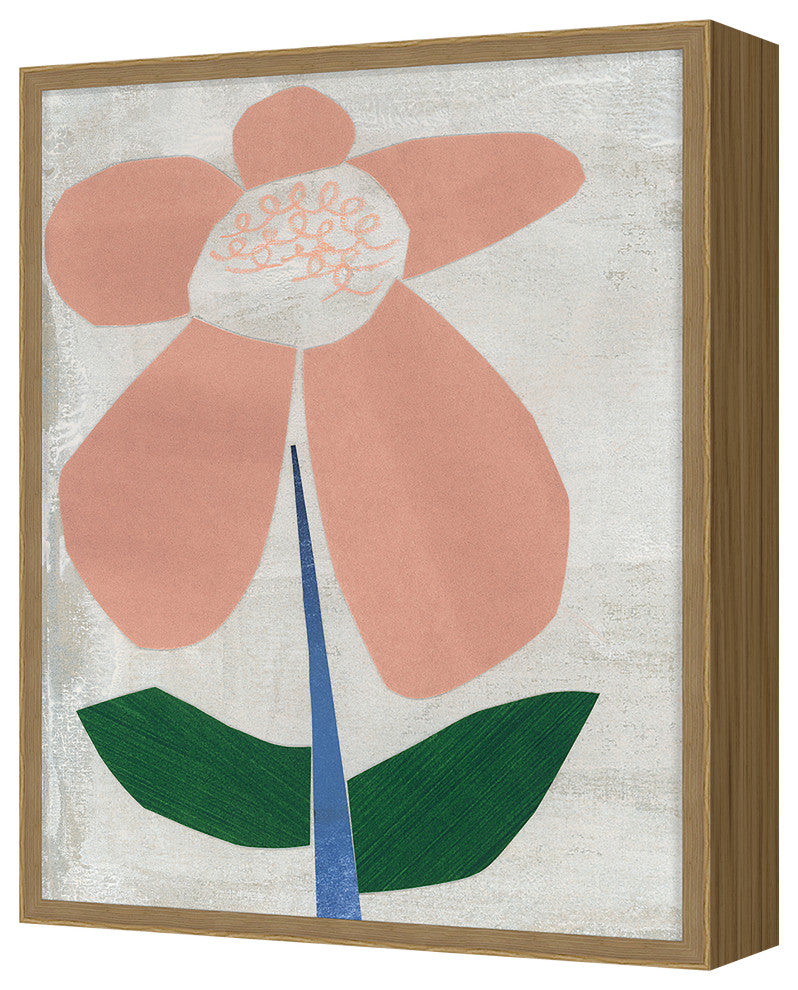 Flower Collage 7 Fine Art Print, Oak, 46"x36"