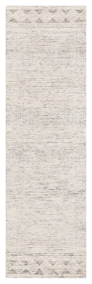 Safavieh Couture Abstract Collection, ABT349 Rug, Ivory/Grey, 2'3"x14'
