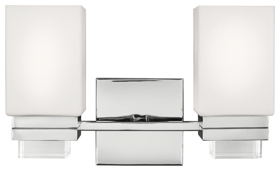Generation Lighting, VS20602PN, 2-Light Vanity, Polished Nickel