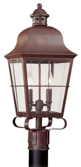 Generation Lighting Lighting 2-Light Outdoor Post Lantern, Weathered Copper
