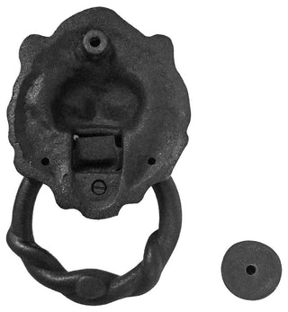 Lion Head Design Front Door Knocker Matte Finish 6" H x 3-3/4" W Gate Knocker