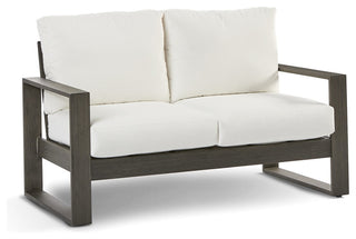 Tanglewood Deep Seating Patio Loveseat with Cushion, Sparkle Pool