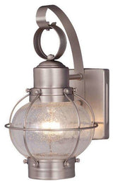Chatham 7" Outdoor Wall Light, Brushed Nickel