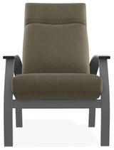 Belle Isle Cushion Outdoor Adjustable Back Chair, Huskie/Graphite