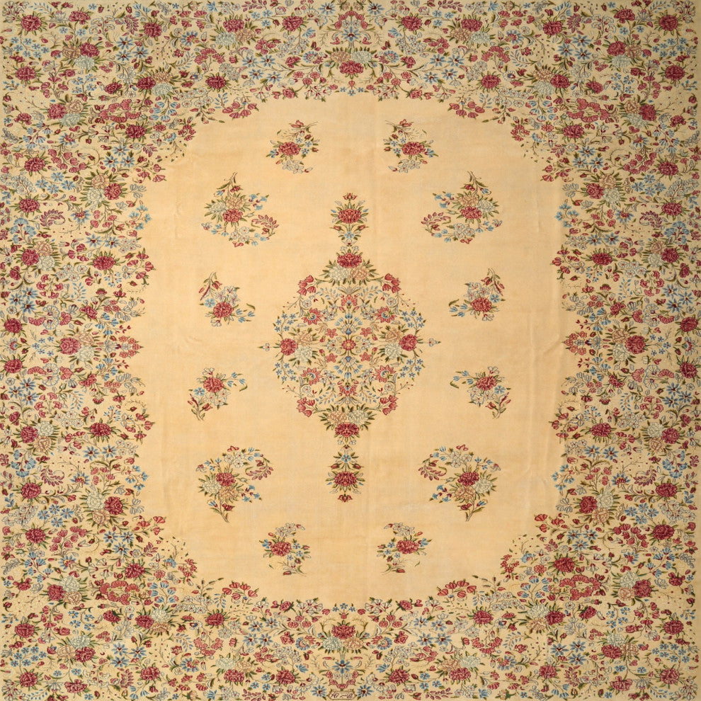 Ahgly Company Indoor Square Traditional Area Rugs, 4' Square