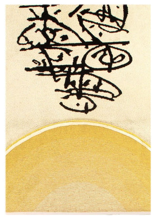 Ivory Fine Hand Knotted Tabatian Modern 10'3'' X 17'7''