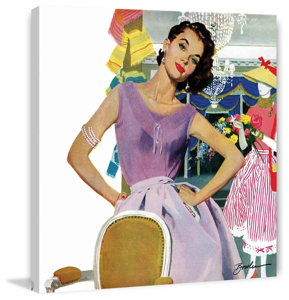 "Last Day in Paris" Painting Print on Canvas by Joseph Bowler
