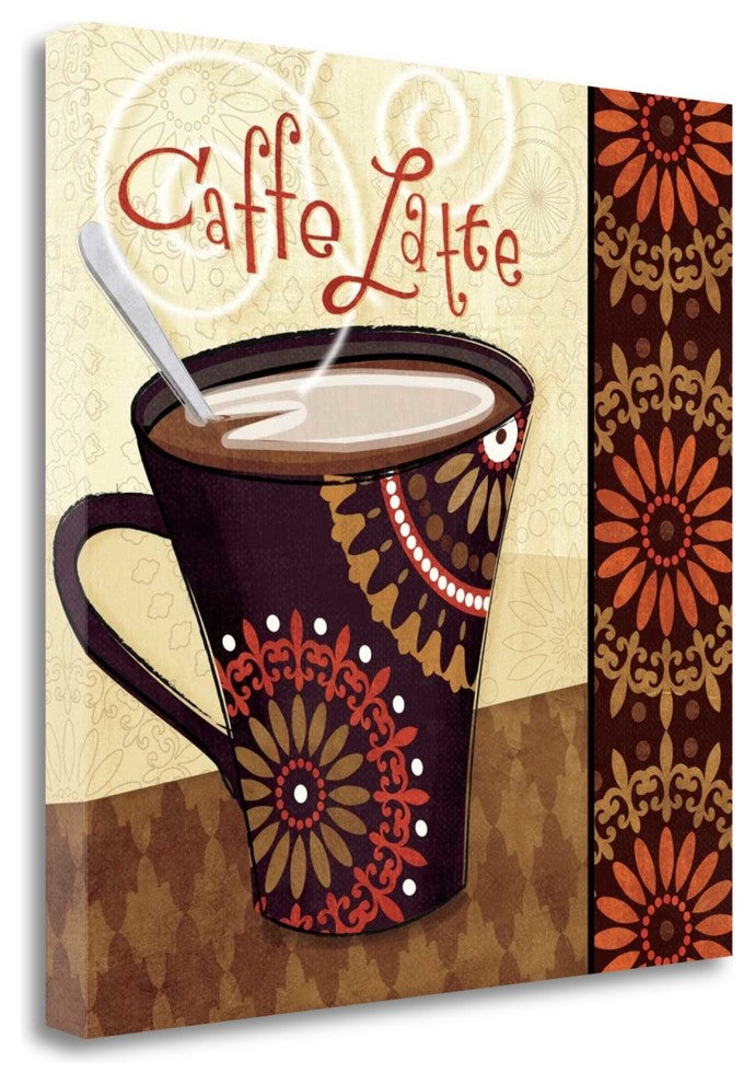 "Cup Of Joe IV" By Veronique Charron, Giclee Print on Gallery Wrap Canvas