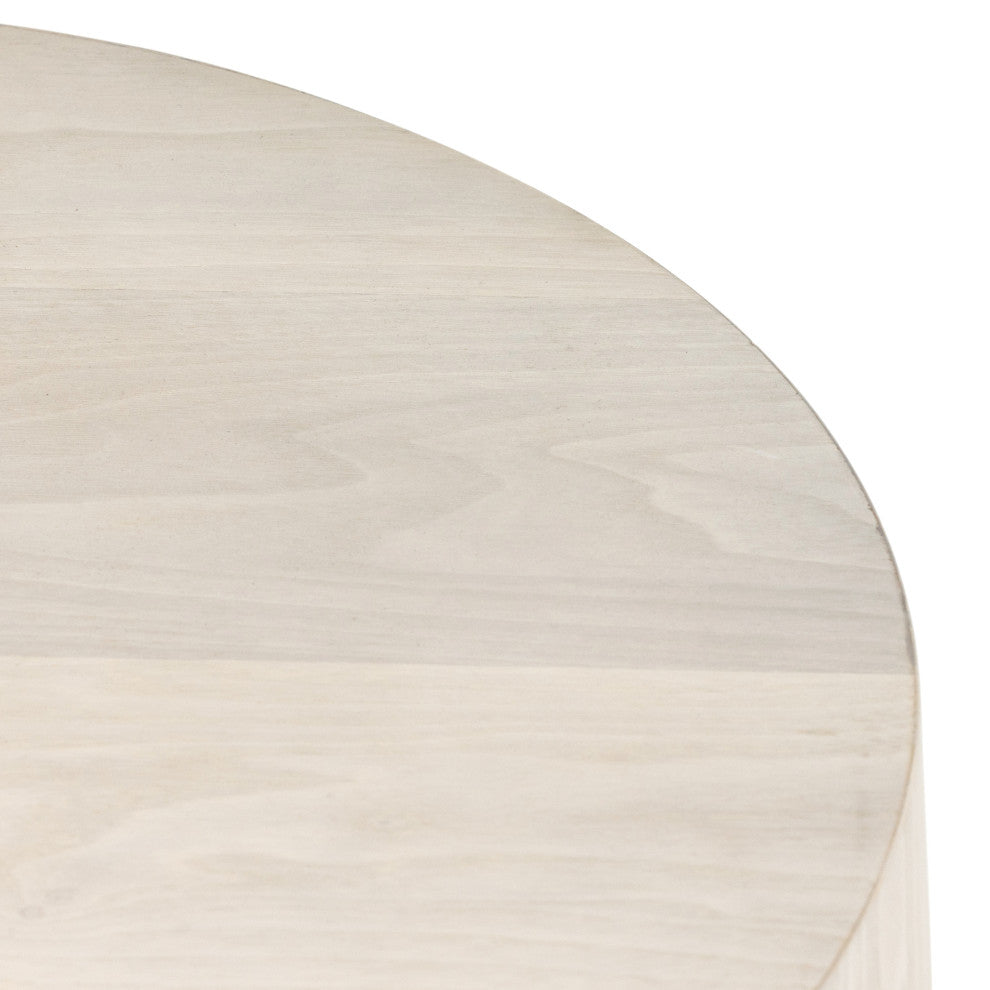 Hudson Round End Table-Ashen Walnut