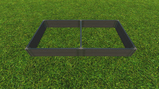 Weathered Wood Raised Garden Bed 4'x8'x16.5" 2" Profile