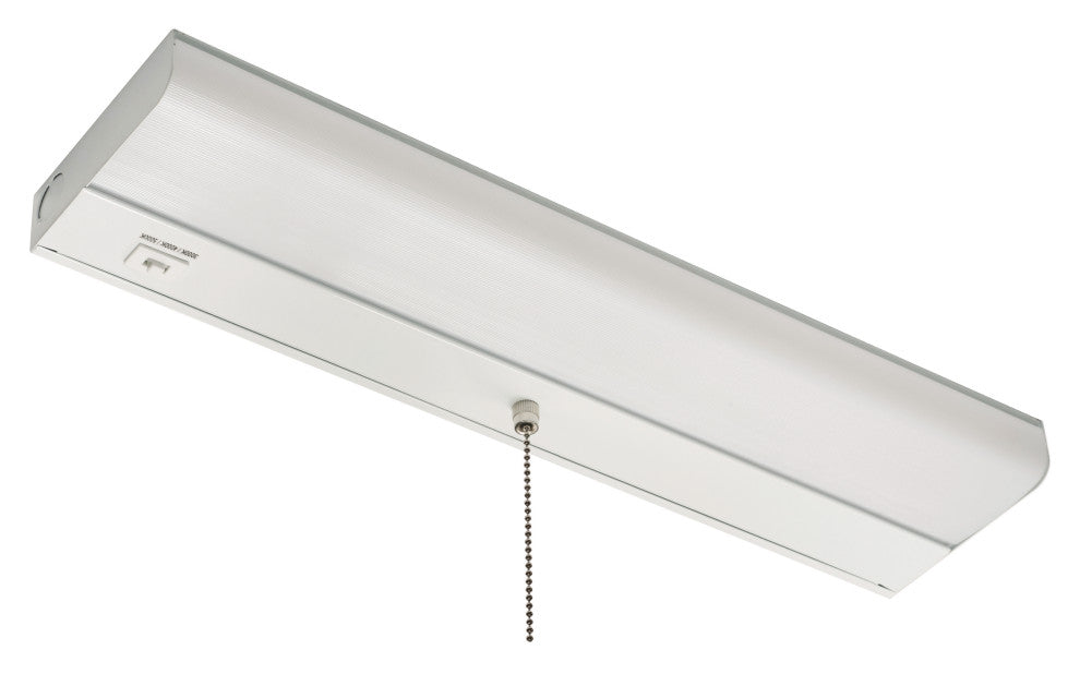 18" T5L LED Closet Light, Pull Chain, White, Adjustable CCT
