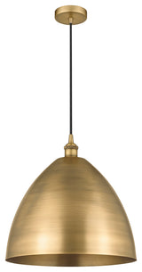Innovations 616-1P-BB-MBD-16-BB 1-Light Mini Pendant, Brushed Brass