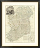 "Composite: Ireland, 1790" Framed Digital Print by John Rocque, 41x46"
