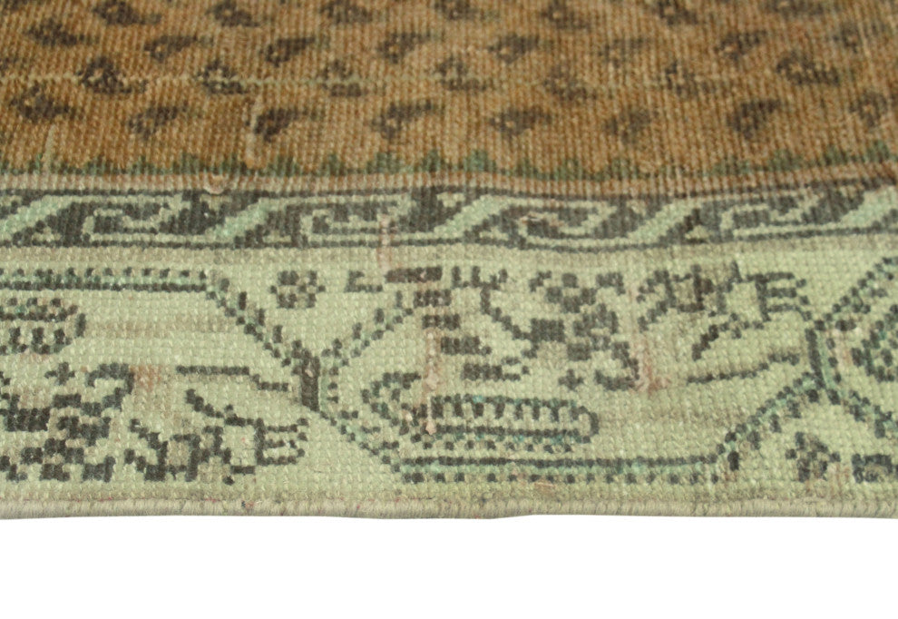 Semi-Antique Bourne Rust/Beige Runner, 3'0x8'10