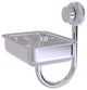 Venus Wall Mount Soap Dish With Twist Accents, Polished Chrome