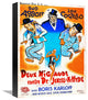 "Abbott & Costello - French - Dr Jekyll And Mr Hyde" Canvas Giclee, 12"x16"