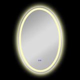 CHLOE Lighting LUMINOSITY Oval TouchScreen LED Mirror