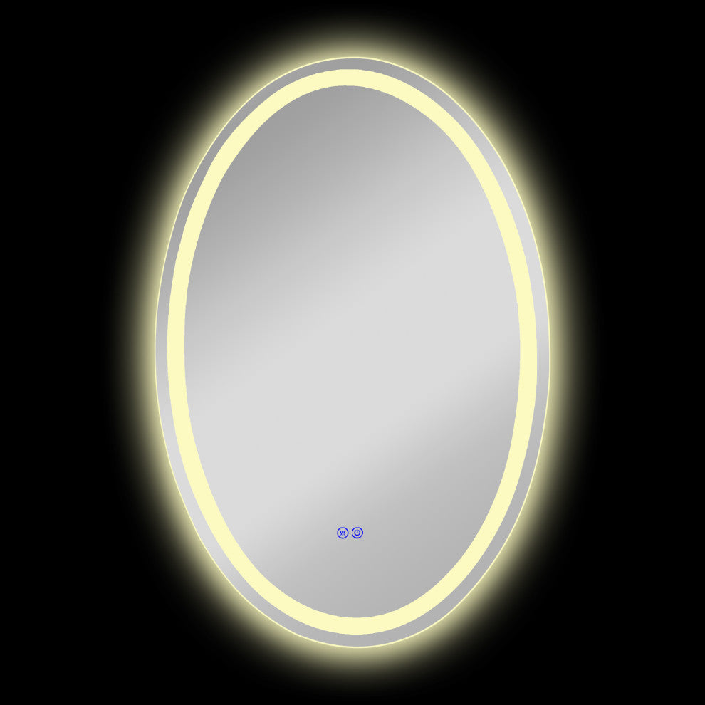 CHLOE Lighting LUMINOSITY Oval TouchScreen LED Mirror
