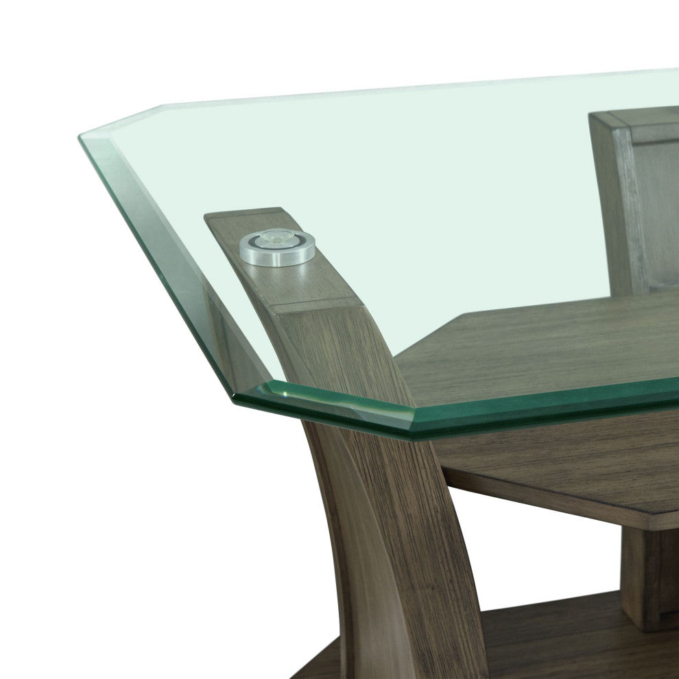 Dapper Rectangular Coffee Table Gray