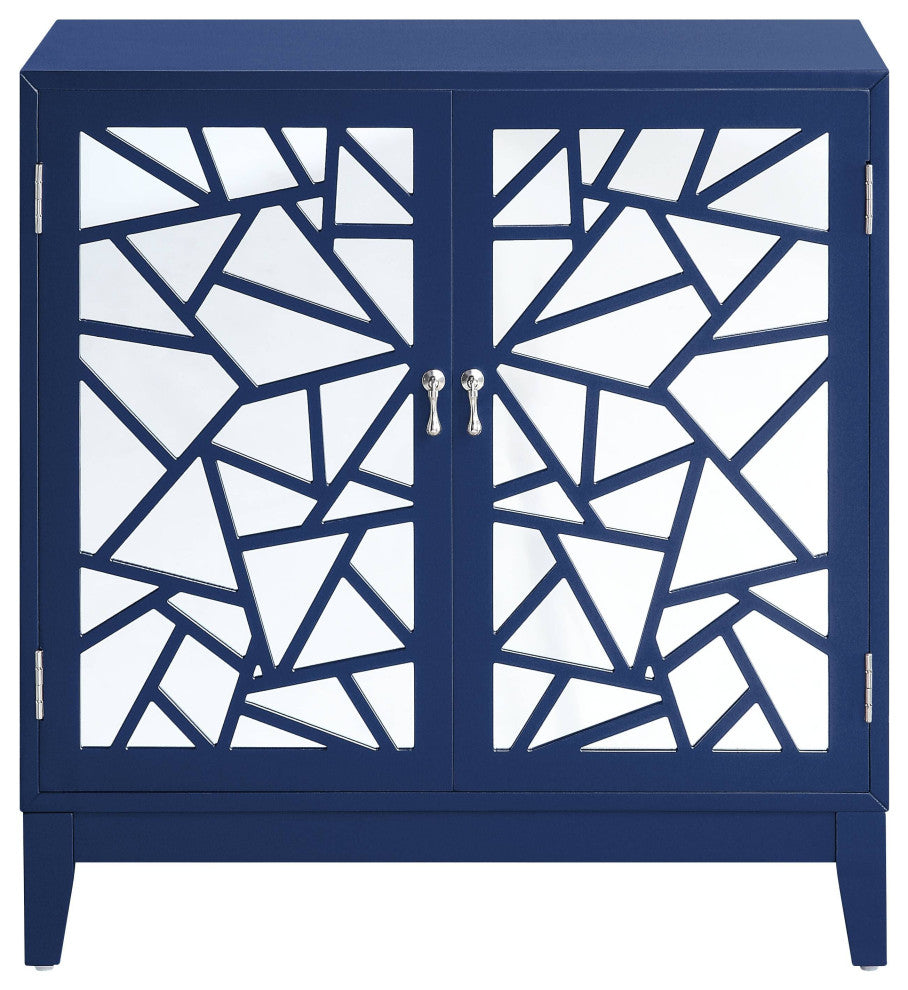 Einstein Console Table, Blue Finish