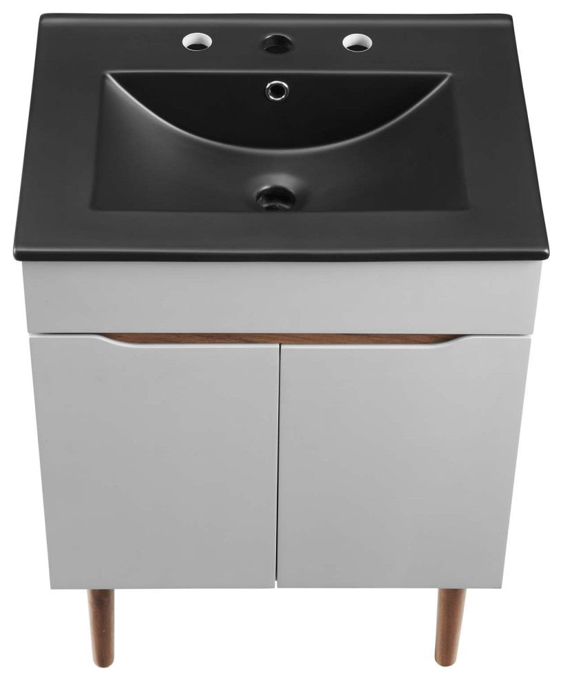 Harvest 24" Bathroom Vanity Gray Black -5357