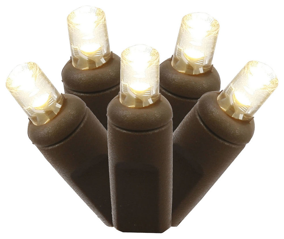 Vickerman X6B3301 70 Warm White Wide Angle Led, 9' Christmas Light Strand