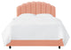 King Bed, Velvet Blush
