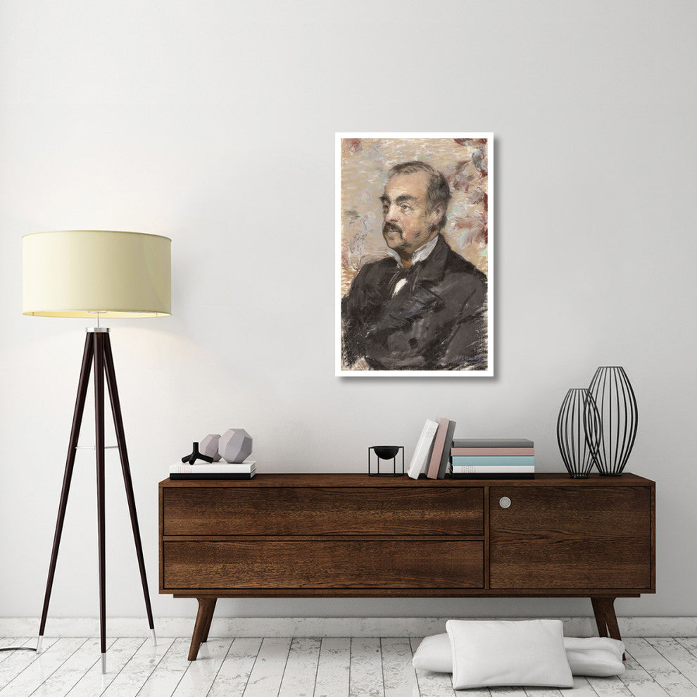 "Portrait of Julien de la Rochenoire" Print by Edouard Manet, 27"x42"